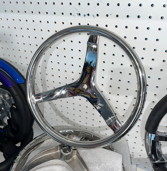 STAINLESS STEERING WHEEL 3 SPOKE 13770-80045