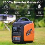 Portable Inverter Generator 2500W Gas Powered