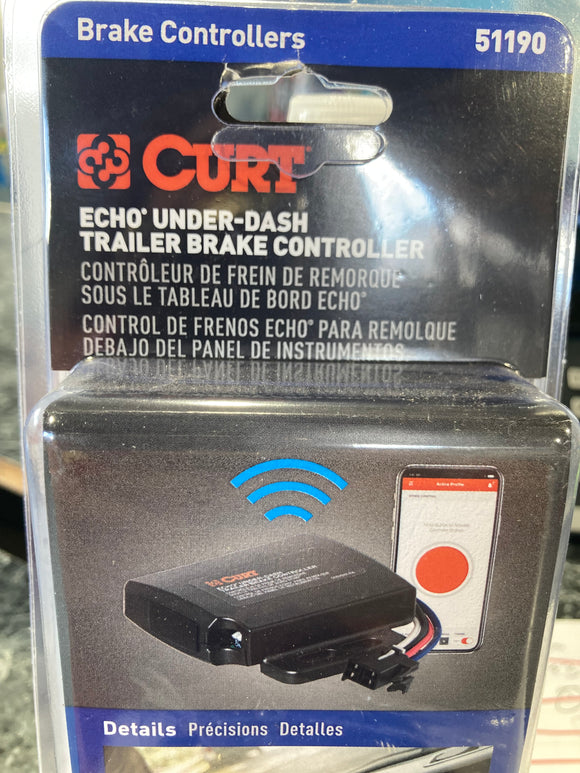 CURT 51190 Echo Under-Dash Trailer Brake Controller