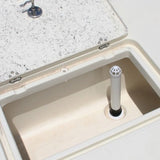 T-H Marine® ODT-1-DP - 12" L x 1-1/8" D Straight Push In Live Well Overflow Drain Tube for Drains
