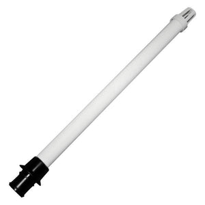 T-H Marine® ODT-1-DP - 12" L x 1-1/8" D Straight Push In Live Well Overflow Drain Tube for Drains