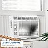 Midea 5,000 BTU EasyCool Small Window Air Conditioner - Cool up to 150 Sq. Ft. with Easy-to-Use Mechanical Controls and Reusable Filter,